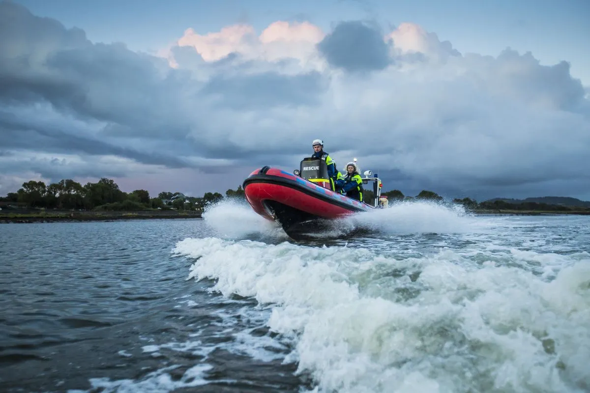 Waterford Marine Search and Rescue volunteers and rescue boats (1 of 6)