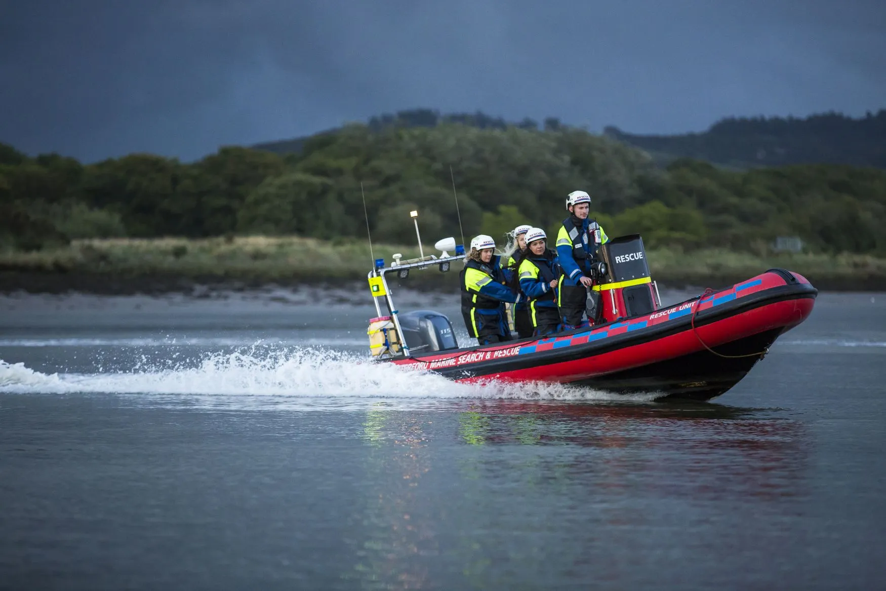 Waterford Marine Search and Rescue volunteers and rescue boats (4 of 6)